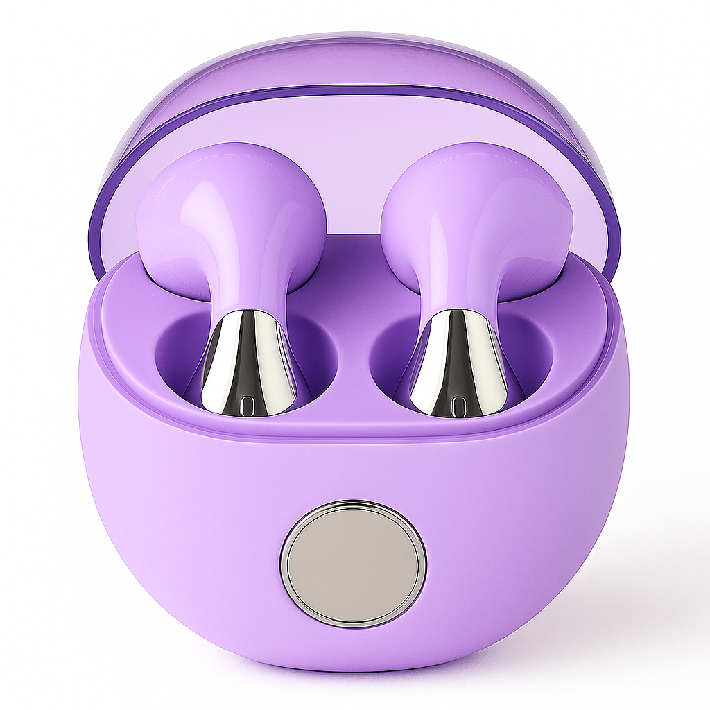 Wireless Earbuds with Digital Display Charging Case – Noise-Cancelling & Long Battery Life